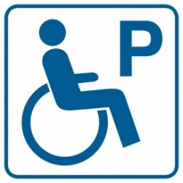 RA073 B2 FN - Piktogram "Parking dla inwalidów"