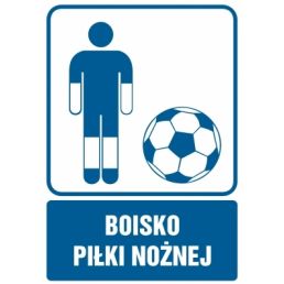 RD003 BU PN - Piktogram "Boisko piłki nożnej"