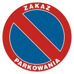 SA009 E2 PN - Znak drogowy "Zakaz parkowania"