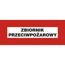 BC121 BR PN - Znak "Zbiornik przeciwpożarowy"