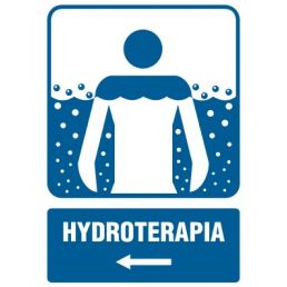 RF027 DJ FN - Piktogram "Hydroterapia /kierunek w lewo/"
