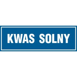 NC057 BH PN - Znak "Kwas solny"