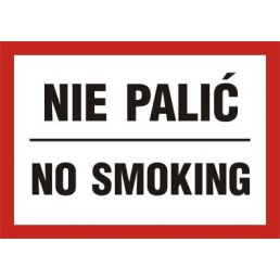 ND018 DZ PN - Znak "Nie palić"