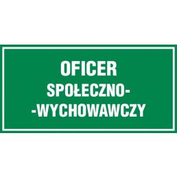 JE022 CE PN - Znak "Oficer społeczno wychowawczy"