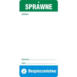 RG104 JP HN - Zawieszka "Sprawne" - opak. 10 szt.