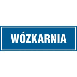 Znak "Wózkarnia" PA564