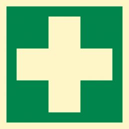 Znak "Pierwsza pomoc medyczna"