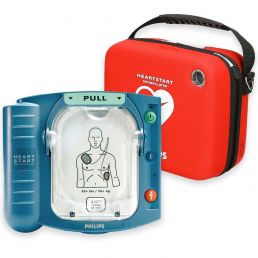 Defibrylator AED PHILIPS HeartStart HS1 z torbą standard