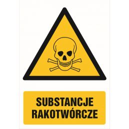 GF007 BK FN - Znak "Substancje rakotwórcze"