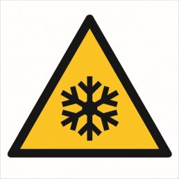 GW010 B2 FN - Znak "Ostrzeżenie przed niską temperaturą"