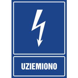 Znak "Uziemiono"