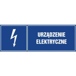 Znak "Urządzenie elektryczne"