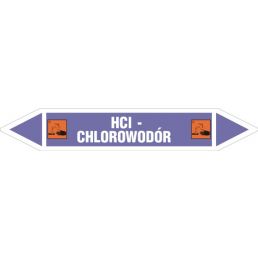 JF195 DM FN - Znak "HCl - CHLOROWODÓR"