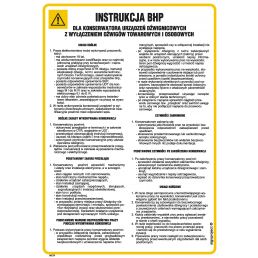 Instrukcja BHP dla konserwatora urządzeń dźwignicowych z wyłączeniem dźwigów towarowych i osobowych