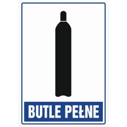Znak "Butle pełne"