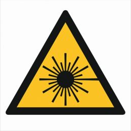 KB001 "Ostrzeżenie przed promieniami laserowymi"