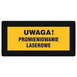 KB002 "Uwaga! Promieniowanie laserowe"
