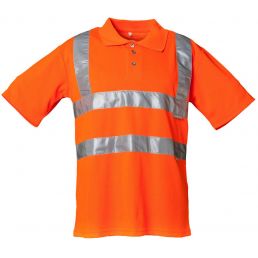 Koszulka polo PLANAM Ostrzegawcza- pomarańczowy