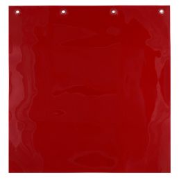 Kurtyna spawalnicza PVC 570 x 2000 mm lamelowa - czerwona