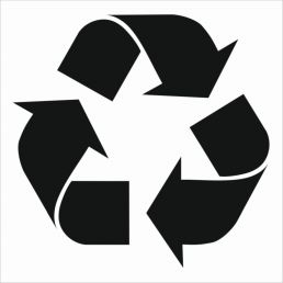 Znak "Etykiety na pojemniki na odpady. Recykling"