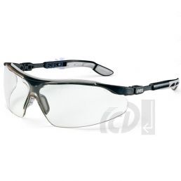 Okulary ochronne bezbarwne UVEX I-vo (nr 9160.275) - oprawka czarno-szara