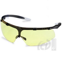 Okulary ochronne żółte UVEX Super Fit (nr 9178.385) - oprawka czarna