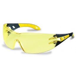 Okulary żółte ochronne UVEX Pheos (nr 9192.385) - oprawka żółta