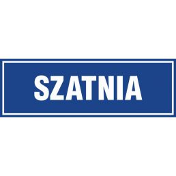 Znak "Szatnia" PA007
