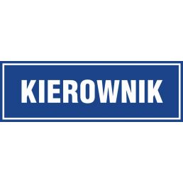Znak "Kierownik" PA023