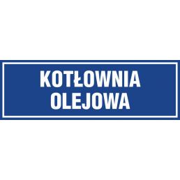 Znak "Kotłownia olejowa" PA049