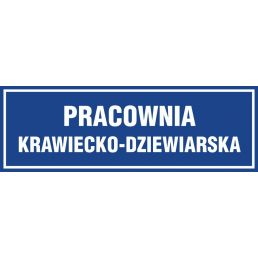 Znak "Pracownia krawiecko-dziewiarska" PA153
