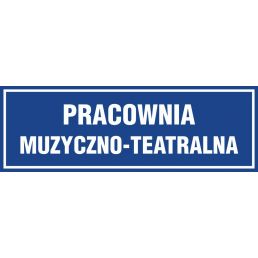 Znak "Pracownia muzyczno-teatralna" PA154
