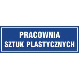 Znak "Pracownia sztuk plastycznych" PA156