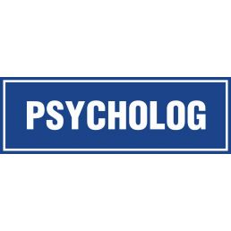 Znak "Psycholog" PA158