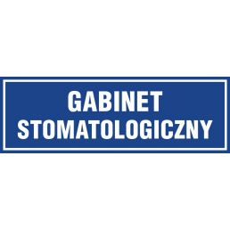 Znak "Gabinet stomatologiczny" PA197