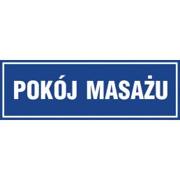 Znak "Pokój masażu" PA199