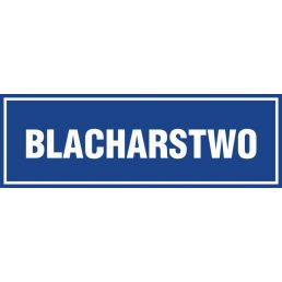 Znak "Blacharstwo" PA215
