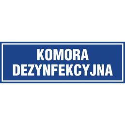 Znak "Komora dezynfekcyjna" PA223