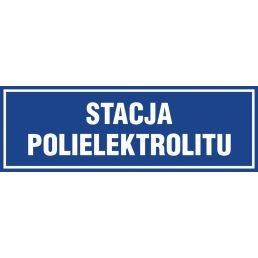 Znak "Stacja polielektrolitu" PA262