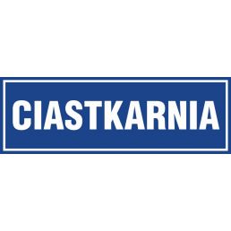 Znak "Ciastkarnia" PA264