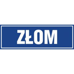Znak "Złom" PA388