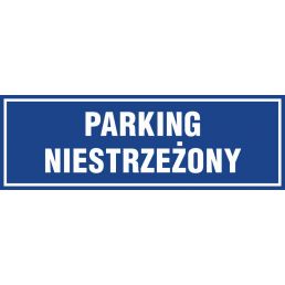 Znak "Parking niestrzeżony" PA391