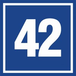 Znak "Cyfra 42" PA442