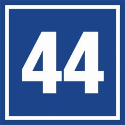 Znak "Cyfra 44" PA444
