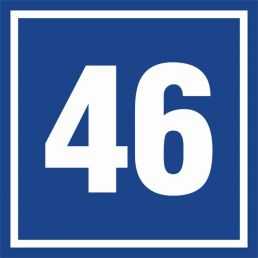 Znak "Cyfra 46" PA446