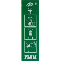 Tabliczka PLUM - Punkt przemywania oczu