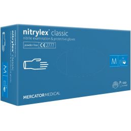 Rękawice Nitrylex Classic Blue a`100 - pudełko 100 sztuk