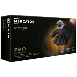 Rękawice MERCATOR powergrip black - pudełko