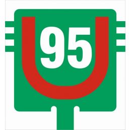 Znak "Benzyna uniwersalna 95"