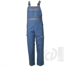 Spodnie ogrodniczki PLANAM Major Protect - modry/szary